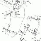 MIDNIGHT STAR-XV1600ASNC/XV1600ASN Главный тормозной цилиндр,передний
