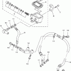 V STAR 1100 CLASSIC-XVS1100ANC/XVS1100AN Главный тормозной цилиндр,передний