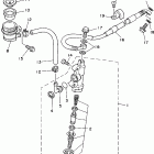 YZ125N Задний торм цилиндр