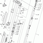 YZ250FN Передняя вилка