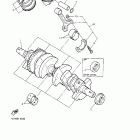 YZF 600R Коленчатый вал и Поршень
