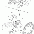 WR250FN Задний суппорт тормозной