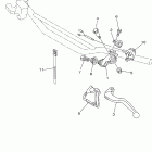 YZ125N Рулевые переключатели