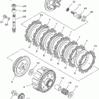 YZ125N Сцепление