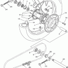 YZ250FN Заднее колесо