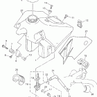 WR250FN Топливный бак
