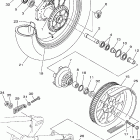 MIDNIGHT STAR-XV1600ASNC/XV1600ASN Заднее колесо