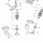 V STAR 650 CLASSIC-XVS650APC/XVS650AP Клапана