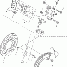 XT225N/XT225NC Передний тормозной суппорт