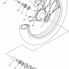 V STAR 650 CUSTOM-XVS650NC/XVS650N Переднее колесо