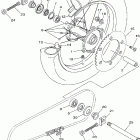 YZ125N Заднее колесо