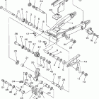 XT225N/XT225NC Бугель (задний рычаг)