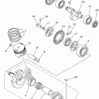 XT 225 Коленчатый вал и Поршень