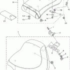 DRAG STAR(V STAR)  XVS1100LC/XVS1100L Сидение