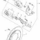 V STAR 650 CLASSIC-XVS650APC/XVS650AP Передний тормозной суппорт