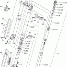 YZ125N Передняя вилка