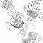 MIDNIGHT STAR-XV1600ASNC/XV1600ASN Головка цилиндра
