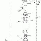 WR250FN Задняя подвеска