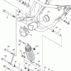 V STAR 1100 CUSTOM-XVS1100PC/XVS1100P Задний рычаг подвески