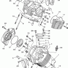 DRAG STAR(V STAR)  XVS1100LC/XVS1100L Головка цилиндра