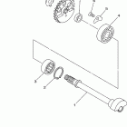 TZ250N Counter shaft