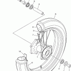 V STAR 1100 CUSTOM-XVS1100PC/XVS1100P Переднее колесо