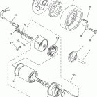V STAR 650 CUSTOM-XVS650NC/XVS650N Муфта стартера