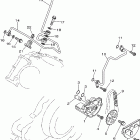 V STAR 1100 CUSTOM-XVS1100PC/XVS1100P Масляный насос