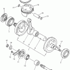 WR 426F Коленчатый вал и Поршень