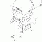 XT225N/XT225NC Обтекатель 1