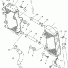 YZ250FN Радиатор и Патрубки