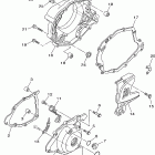 XT225N/XT225NC Крышка картера двигателя