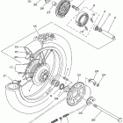 XT 225 Заднее колесо