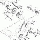 V STAR 1100 CUSTOM-XVS1100NC/XVS1100N Цепь механизма газораспределения