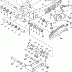 YZ125N Бугель (задний рычаг)