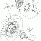 V STAR 650 CLASSIC-XVS650APC/XVS650AP Заднее колесо
