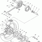 PW80N Заднее колесо