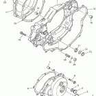WR 400F Крышка картера двигателя