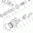 V STAR 650 CLASSIC-XVS650APC/XVS650AP Промежуточный ведущий вал