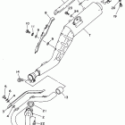 XT225N/XT225NC Выхлопная система