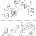 MIDNIGHT STAR-XV1600ASNC/XV1600ASN Задний суппорт тормозной