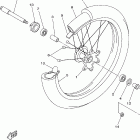 WR250FN Переднее колесо