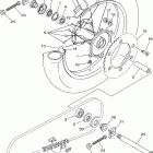 YZ250N Заднее колесо