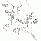 WR250FN Рулевые переключатели