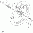 YZ250N Переднее колесо