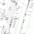 WR 250F Передняя вилка