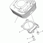 XT225N/XT225NC Цилиндр