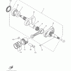 TT-R90 Коленчатый вал и Поршень