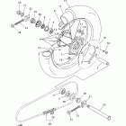 YZ 426F Заднее колесо