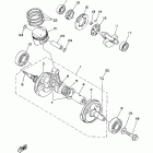 TT-R250 Коленчатый вал и Поршень